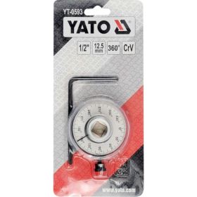 Угломер для поворота болтов YATO 1/2, 360 градусов YT-0593 (артикул 16129110) – фото 2