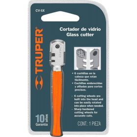 Стеклорез с шестью лезвиями Truper CV-5X 12954 (артикул 15292744) – фото 2