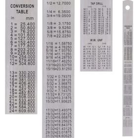 Стальная линейка 150х13х0,5 мм, шкала 1 мм Kinex 1022-0 (артикул 15979353) – фото 3