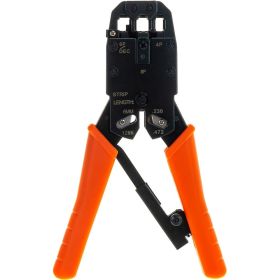 Обжимные клещи Telecom HT-200R/2008R RJ-45, RJ-11, RJ-12 (UTP), 4P/6P/8P, LD110 HT-200R/2008R (артикул 16170833) – фото 1