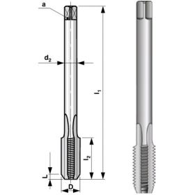 Метчик машинный Bucovice Tools М 10, Шаг 1.5 мм, HSSE DIN376 194100 (артикул 15780249) – фото 4