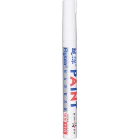 Маркер-краска Flysea по металлу Paint Marker FS-110 с наконечником (2-4 мм), белый FS-110-white (артикул 23032695) – фото 2