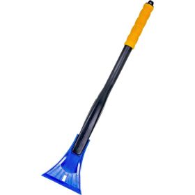 Зимняя щетка со скребком 55 см желтая щетина KRAFT KT 830063 (артикул 16045465) – фото 4