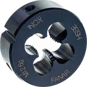 Плашка для труднообрабатываемых сталей FANAR М 12 х 1,0 6g HSSE INOX DIN 22568/N2-188001-0123/ 037883 (артикул 17273046) – фото 1