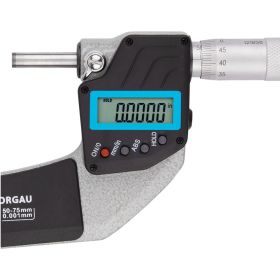 Цифровой микрометр NORGAU IP65 50-75 мм, 0.001 мм, с поверкой 041057075/П (артикул 16018260) – фото 2