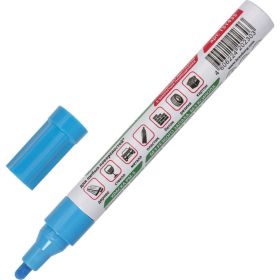 Лаковый маркер-краска BRAUBERG paint marker 4 мм, голубой, без ксилола, без запаха 151435 (артикул 16475318) – фото 2