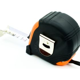 Измерительная рулетка BOHRER Мастер 10 м, 32 мм, 3 фиксации, с боковым фиксатором, обрезиненный ударопрочный корпус (48/6/1) 41021032 (артикул 27208476) – фото 2