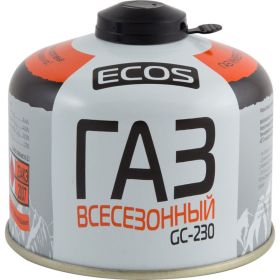 Всесезонный газ в баллоне Ecos GC-230 резьбовой, EPI-GAS, 230 г 140540 (артикул 16325599) – фото 3