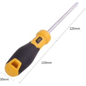 Крестовая отвертка DELI DL636125 PH2x125мм (магнит, TPR+PP ручка) 98369 (артикул 23397009) – фото 4