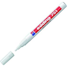 Лаковый маркер EDDING E-751/49 белый, 1-2 мм, мет. корп. 87780 (артикул 28841696) – фото 1