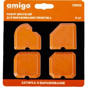 Набор шпателей для выравнивания Amigo 4 шт 74902 (артикул 18451189) – фото 1