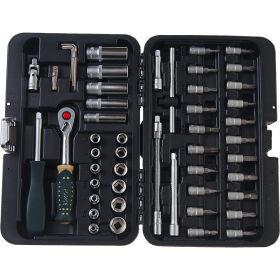 Набор инструмента ROCKFORCE 1/4"DR с 6-гранными головками 51пр. RF-2512-5 (артикул 16281431) – фото 2