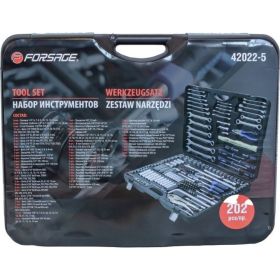 Набор инструментов Forsage 202пр, 1/4""&3/8""&1/2"" 6-гр, 4-32мм F-42022-5(8769) (артикул 27318684) – фото 4