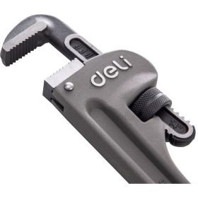 Трубный ключ Стиллсона DELI DL105014 облегченный, 320 мм, ширина захвата 48 мм, алюминиевый сплав + CrMo 114786 (артикул 26158133) – фото 5