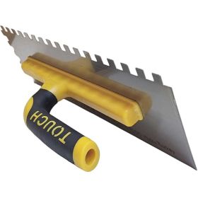 Зубчатая гладилка с пластмассовой ручкой Serfa 35 см 10x10 touch 207 (артикул 30437822) – фото 5