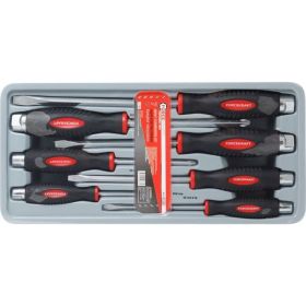 Набор отверток FORCEKRAFT силовые, магнитные, Profi, S2, 7пр. в лотке 28204 FK-20714 (артикул 16679306) – фото 1