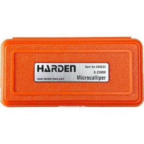 Микрометр HARDEN точность 0,01 мм, диапазон измерений 0-25 мм 580832 (артикул 16228864) – фото 3