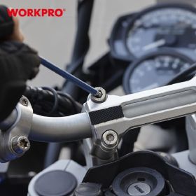 Ключи 6-гранные длинные с шаром WORKPRO 9шт. в держателе PRO WP222011 (артикул 27721728) – фото 4