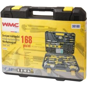 Набор инструментов WMS Tools 168пр, 1/4, 3/8, 6гр, 4-19мм WMC-30168 (артикул 27622716) – фото 4