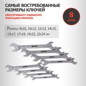 Набор рожковых ключей REXANT 12-5844 (артикул 15918524) – фото 4