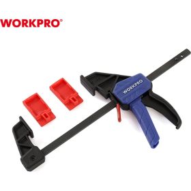 Быстросъемный мини зажим для штанги WORKPRO 100 мм, 2 шт. WP201016 (артикул 25973657) – фото 6