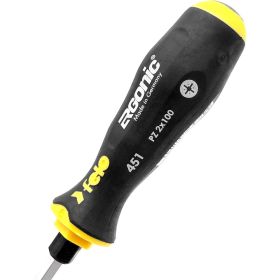 Ударная крестовая отвертка Felo Ergonic PZ2x100 45120340 (артикул 25778271) – фото 7