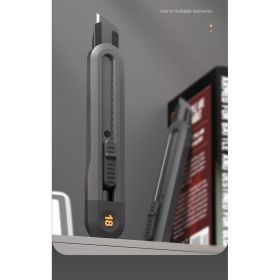 Набор технических ножей DELI""Home Series Black"" HT4003 (ножи 9мм+18мм+т-образный), эксклюзивный дизайн, корпус из высококачественного soft touch пластика 123286 (артикул 28216466) – фото 7