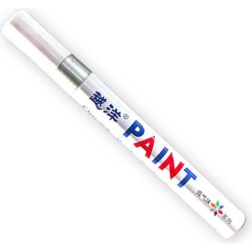 Маркер-краска по металлу Flysea Paint Marker FS-110 с наконечником 2-4 мм, серебряный FS-110-silver (артикул 25301115) – фото 1