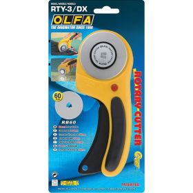 Нож OLFA с круговым лезвием 60 мм OL-RTY-3/DX (артикул 13664774) – фото 4