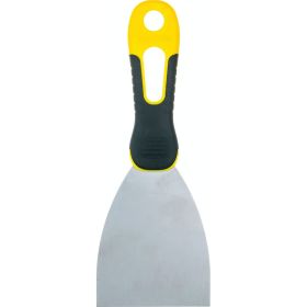 Шпатель с профилированным нержавеющим полотном и 2к ручкой 80мм STAYER PROFESSIONAL 10045-08 (артикул 15545014) – фото 1