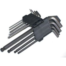Набор Г-образных ключей DolleX 9 шт. 1,5-10 мм с шаром, L=180mm SHB-009 (артикул 15986605) – фото 2