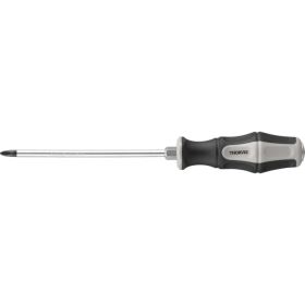 Крестовая ударная отвертка THORVIK SDPG220 PHILLIPS PH2x200 мм 52171 (артикул 15616579) – фото 1