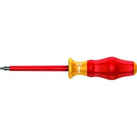 Отвертка диэлектрическая Wera, VDE, PZ 1х80 мм, WE-031611 (артикул 14980177) – фото 1