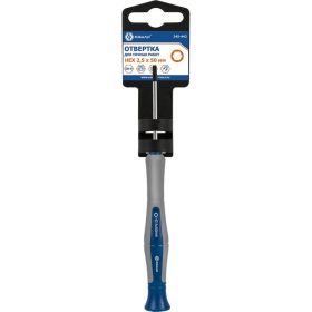 Отвертка для точных работ HEX 2.5 х 50 мм CR-V, подвес КОБАЛЬТ Ultra Grip 245-442 (артикул 15701907) – фото 1