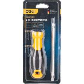 Двухсторонняя отвертка DELI DL626001 PH2+SL6x100 мм 98378 (артикул 23397663) – фото 3