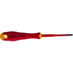 Диэлектрическая крестовая отвертка Felo Ergonic +/- E-SLIM Z 1X80 41719290 (артикул 16071287) – фото 4
