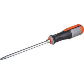 Двусторонняя стержневая отвертка РН2,SL6x150мм Ombra ROUND GRIP 756215 55777 (артикул 15632419) – фото 6