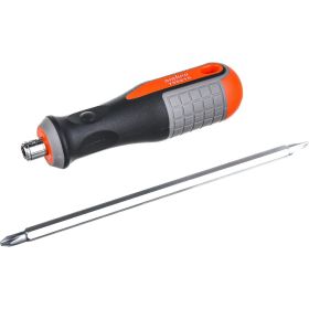 Двусторонняя стержневая отвертка РН2,SL6x150мм Ombra ROUND GRIP 756215 55777 (артикул 15632419) – фото 7