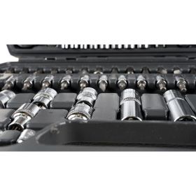 Набор инструмента 1/2 Dr и 1/4 Dr 108 предметов с 12 гранными головками KRAFT KT 700680 (артикул 15966155) – фото 8