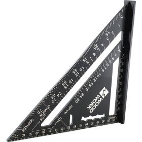 Плотницкий угольник WOODWORK 170 мм, алюминиевый, метрический CTR-170 (артикул 24037953) – фото 3