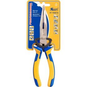 Изогнутые длинногубцы KRAFT 200 мм KT 700576 (артикул 15966352) – фото 1