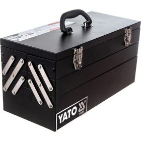 3-х ярусный металлический ящик для инструмента YATO 460х200х225мм YT-0885 (артикул 16128950) – фото 1
