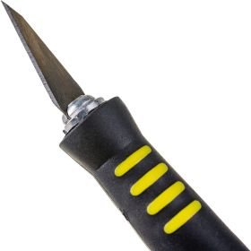 Макетный нож (прорезиненная алюминиевая ручка) FIT IT 10487 (артикул 15726807) – фото 2