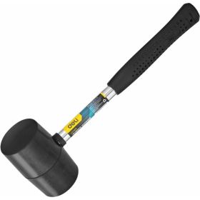 Резиновый молоток DELI dl5616 со стальной ручкой, длина 305 мм 104492 (артикул 23753265) – фото 2