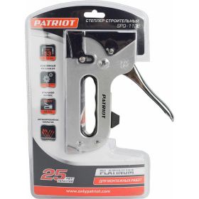 Степлер, скобы тип 53 6-14мм PATRIOT Platinum SPQ-112L 350007503 (артикул 15928426) – фото 4