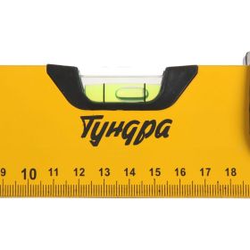 Алюминиевый уровень ТУНДРА магнитный эргономичная ручка, 3 глазка, 400 мм 2964631 (артикул 16372996) – фото 9