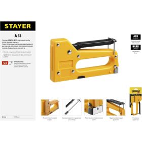 Пластиковый степлер STAYER A-53 тип 53, 3140_z01 (артикул 15088178) – фото 9