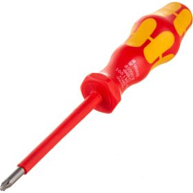 Крестовая отвертка WERA PlusMinus 165 i VDE, PZ/SL1x80 мм 1000V, на подвесе WE-100021 (артикул 16199865) – фото 2