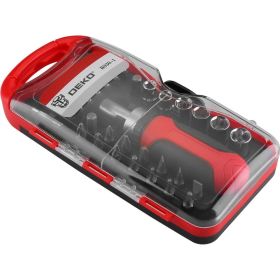 Отвертка с набором бит и торцевых головок DEKO BS30-1 065-0503 (артикул 16504622) – фото 2