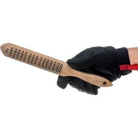Четырехрядная стальная щетка с деревянной ручкой Biber 70940 тов-076237 (артикул 15738571) – фото 2